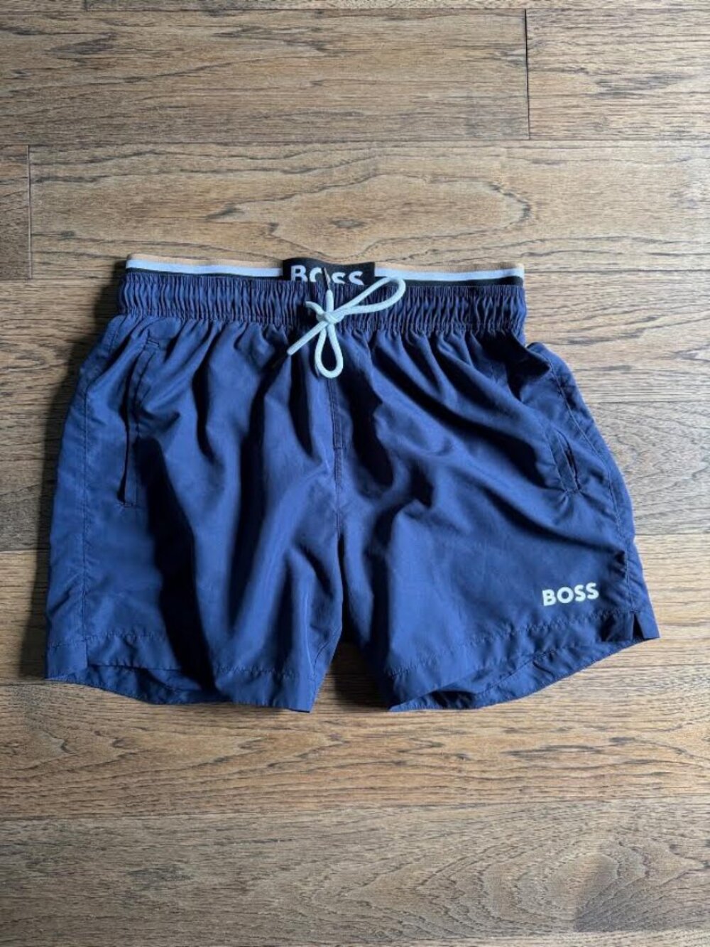 BOSS Navy Men Swim Shorts